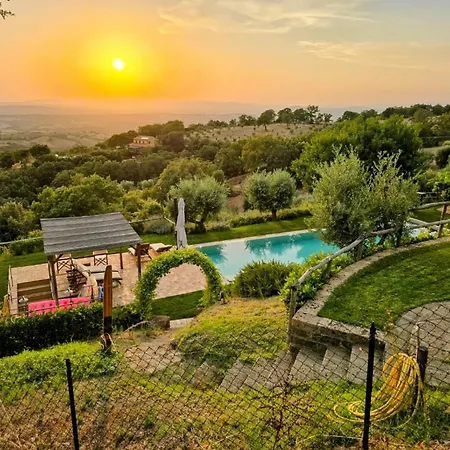 Villa Podere Torricelle 69b Gr, Seaview Infinity Pool, Jacuzzi, Sauna, Exclusive With 2 Bedrooms For 4 - If Total 5 Or 6 People There Is An Independent In Main With Private Ensuite Bathroom, Kitchenette And Garden Dining Area Pancole