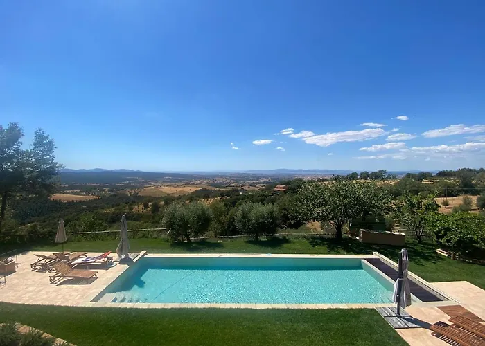 Villa Podere Torricelle 69b Gr, Seaview Infinity Pool, Jacuzzi, Sauna, Exclusive With 2 Bedrooms For 4 - If Total 5 Or 6 People There Is An Independent In Main With Private Ensuite Bathroom, Kitchenette And Garden Dining Area *